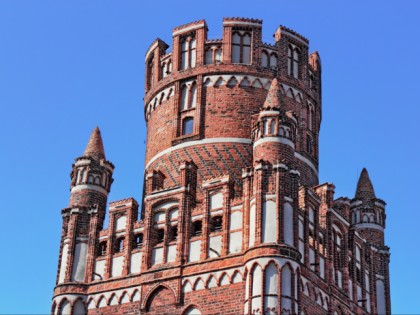 Foto: architektonische monumente, Tangermunde Tor, Uenglinger Tor, Pulferturm, Sachsen-Anhalt