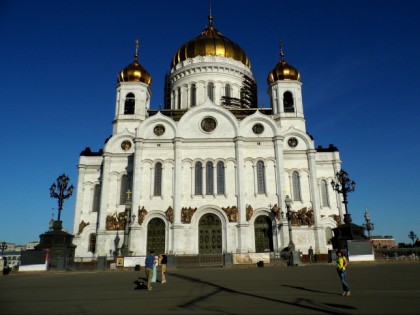 Foto: architektonische monumente, tempel und kultstätten, kathedralen und kirchen, Christ-Erlöser-Kathedrale, Moskau