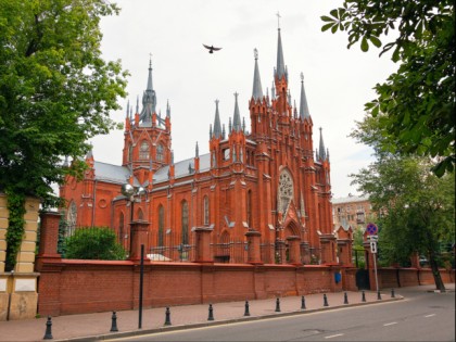 Foto: architektonische monumente, tempel und kultstätten, kathedralen und kirchen, Kathedrale der Unbefleckten Empfängnis, Moskau