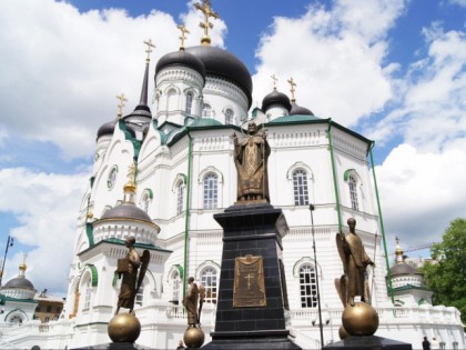 Foto: architektonische monumente, tempel und kultstätten, kathedralen und kirchen, andere plätze, Blagoweschenski-Kathedrale, Woronesch