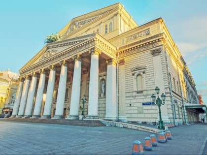 Foto: architektonische monumente, Bolschoi-Theater, Moskau