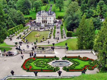 Foto: parks und unterhaltungsorte, schlösser, burgen und paläste, Schloss Linderhof, Bayern