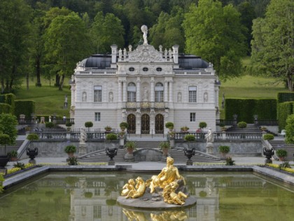 Foto: parks und unterhaltungsorte, schlösser, burgen und paläste, Schloss Linderhof, Bayern