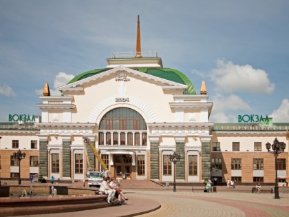 Foto: andere plätze, Bahnhofsvorplatz, Krasnojarsk