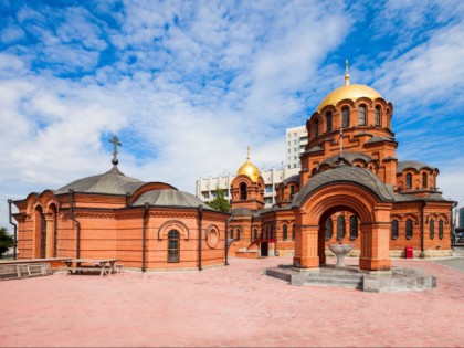 Foto: architektonische monumente, tempel und kultstätten, kathedralen und kirchen, andere plätze, Alexander-Newski-Kathedrale, Nowosibirsk