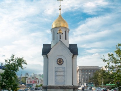 Foto: architektonische monumente, tempel und kultstätten, kathedralen und kirchen, andere plätze, Kapelle des Nikolaus von Myra, Nowosibirsk