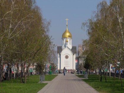 Foto: architektonische monumente, tempel und kultstätten, kathedralen und kirchen, andere plätze, Kapelle des Nikolaus von Myra, Nowosibirsk