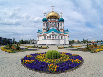 Foto: architektonische monumente, andere plätze, Entschlafens-Kathedrale, Omsk