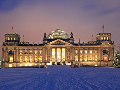 Foto: architektonische monumente, Reichstagsgebäude, Berlin