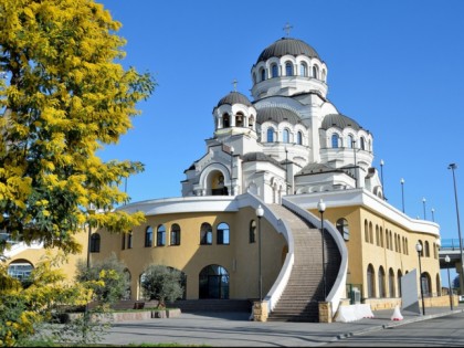 Foto: architektonische monumente, tempel und kultstätten, kathedralen und kirchen, andere plätze, Kathedrale des nicht von Menschenhand geschaffenen Bildnisses Jesu Christi, Sotschi