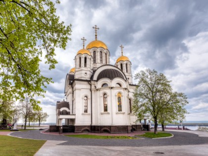 Foto: tempel und kultstätten, kathedralen und kirchen, andere plätze, Kirche des Märtyrers Georg des Siegreichen, Samara