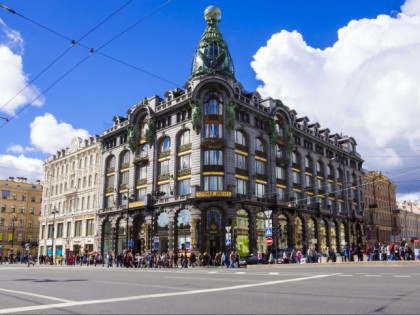 Foto: architektonische monumente, andere plätze, Das Haus des Unternehmens Singer, Sankt Petersburg