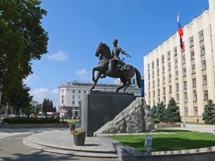 Foto: architektonische monumente, Denkmal für die Kuban-Kosaken, Krasnodar