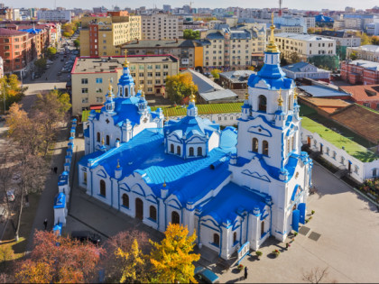 Foto: architektonische monumente, tempel und kultstätten, kathedralen und kirchen, andere plätze, Snamenski-Kathedrale, Tjumen