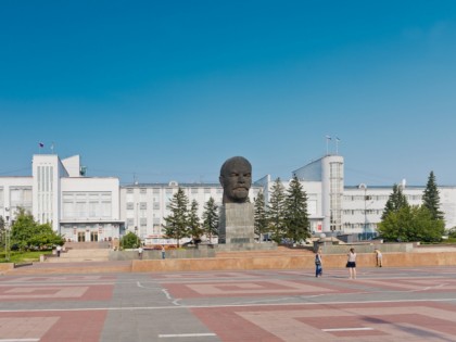 Foto: architektonische monumente, Lenin-Denkmal, Ulan-Ude