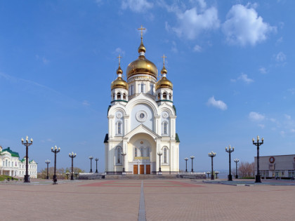 Foto: tempel und kultstätten, kathedralen und kirchen, andere plätze, Verklärungskathedrale , Chabarowsk