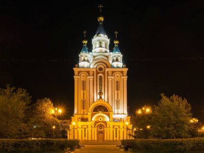 Foto: tempel und kultstätten, kathedralen und kirchen, andere plätze, Mariä-Entschlafens-Kathedrale, Chabarowsk