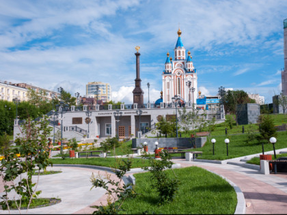 Foto: tempel und kultstätten, kathedralen und kirchen, andere plätze, Mariä-Entschlafens-Kathedrale, Chabarowsk