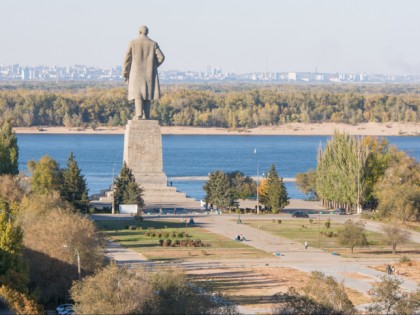 Foto: architektonische monumente, andere plätze, Lenindenkmal, Wolgograd