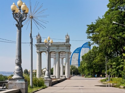 Foto: andere plätze, Zentralkai in Wolgograd, Wolgograd