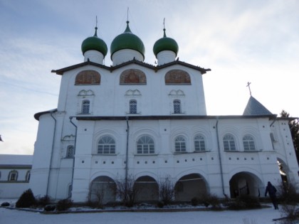 Foto: architektonische monumente, tempel und kultstätten, kloster, andere plätze, Nikolai-Kloster in Wjashischtschi, Weliki Nowgorod