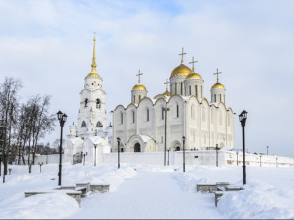 Foto: architektonische monumente, tempel und kultstätten, kathedralen und kirchen, andere plätze, Mariä-Entschlafens-Kathedrale, Wladimir