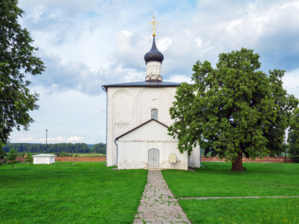 Foto: architektonische monumente, tempel und kultstätten, kathedralen und kirchen, andere plätze, Boris-und-Gleb-Kirche in Kidekscha, Susdal