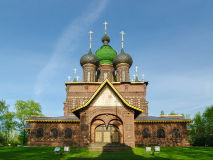 Foto: architektonische monumente, tempel und kultstätten, kathedralen und kirchen, andere plätze, Johannes-der-Täufer-Kirche, Jaroslawl