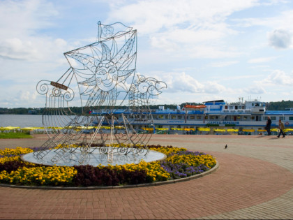 Foto: andere plätze, Wolgapromenade, Kostroma