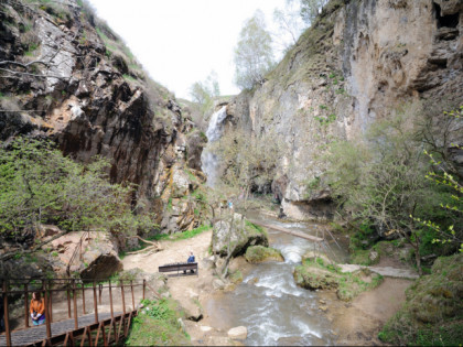 Foto: andere plätze, Honig-Wasserfälle, Kislowodsk