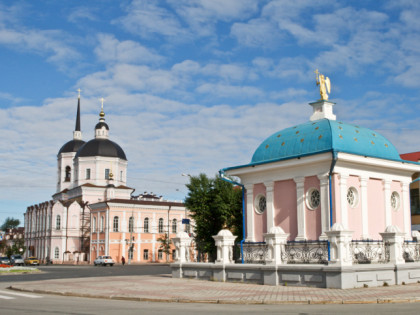 Foto: architektonische monumente, tempel und kultstätten, kathedralen und kirchen, andere plätze, Erscheinungskathedrale, Tomsk