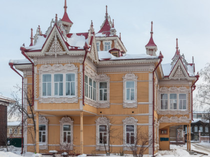 Foto: architektonische monumente, Haus mit Feuervögeln, Tomsk