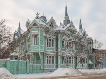 Foto: architektonische monumente, Smaragdgrünes Schloss, Tomsk