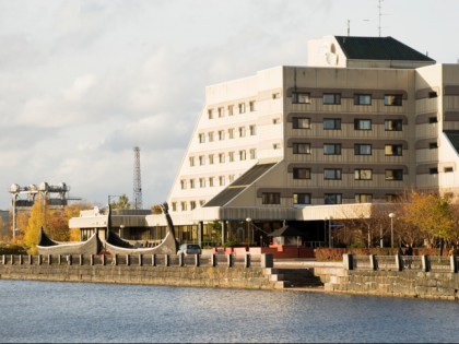 Foto: andere plätze, Wikingerschiffe und Schiffshotel Korolenko, Wyborg