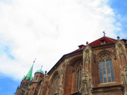 Foto: architektonische monumente, Sebalduskirche und Lorenzkirche, Bayern