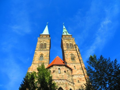 Foto: architektonische monumente, Sebalduskirche und Lorenzkirche, Bayern