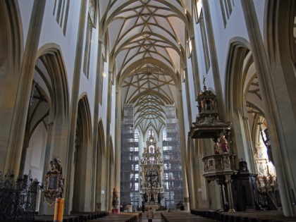 Foto: architektonische monumente, Die Basilika Sankt Ulrich und Afra, Bayern