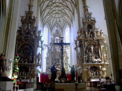 Foto: architektonische monumente, Die Basilika Sankt Ulrich und Afra, Bayern