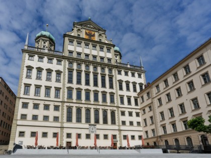 Foto: architektonische monumente, Augsburger Rathaus, Bayern