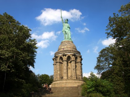 Foto: architektonische monumente, Hermannsdenkmal, Nordrhein-Westfalen