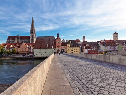 Foto: andere plätze, Die Steinerne Brücke, Bayern