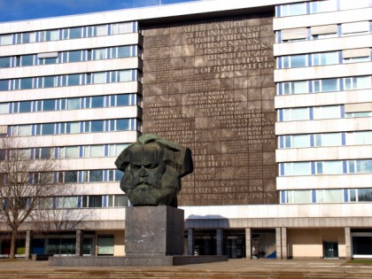 Foto: architektonische monumente, Karl Marx Monument, Sachsen