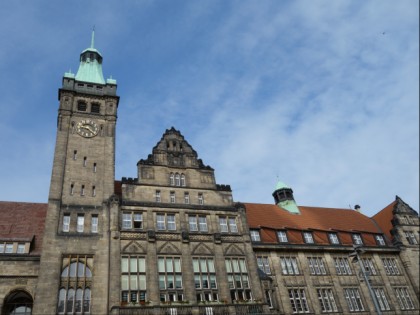 Foto: architektonische monumente, Altes Rathaus, Neues Rathaus, Sachsen