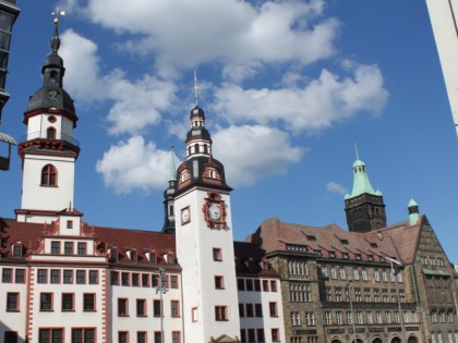 Foto: architektonische monumente, Altes Rathaus, Neues Rathaus, Sachsen