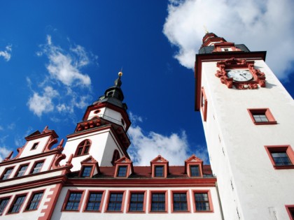 Foto: architektonische monumente, Altes Rathaus, Neues Rathaus, Sachsen