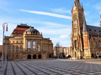 Foto: architektonische monumente, Opernhaus Chemnitz, Sachsen