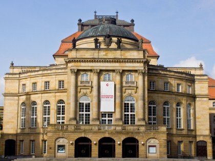 Foto: architektonische monumente, Opernhaus Chemnitz, Sachsen