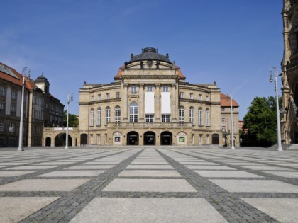 Foto: architektonische monumente, Opernhaus Chemnitz, Sachsen