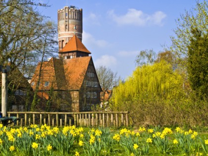 Foto: architektonische monumente, Ratswasserkunst und Wasserturm, Niedersachsen