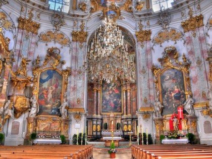 Foto: architektonische monumente, Kloster Ettal, Bayern